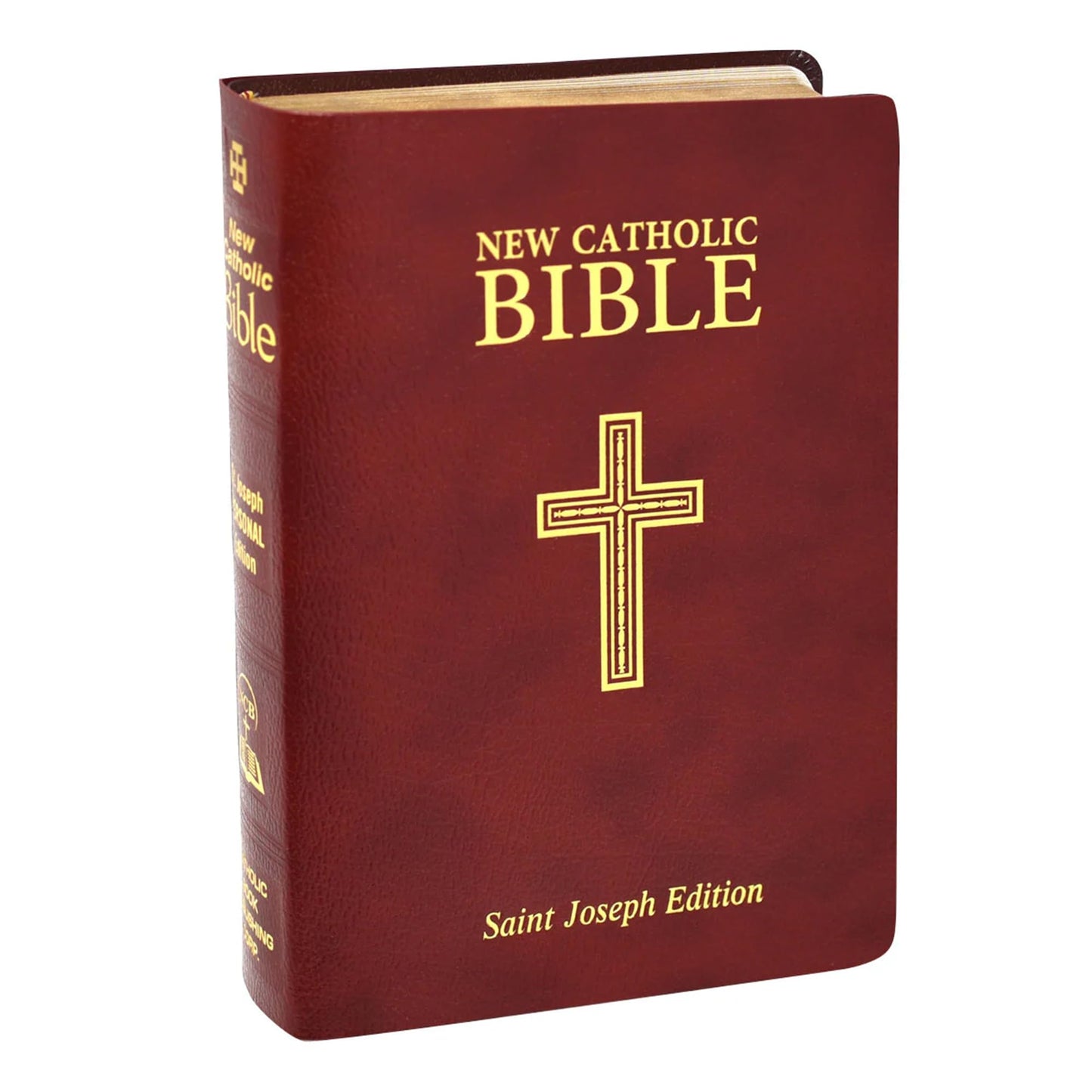 New Catholic Bible-Medium Print (Burgundy)