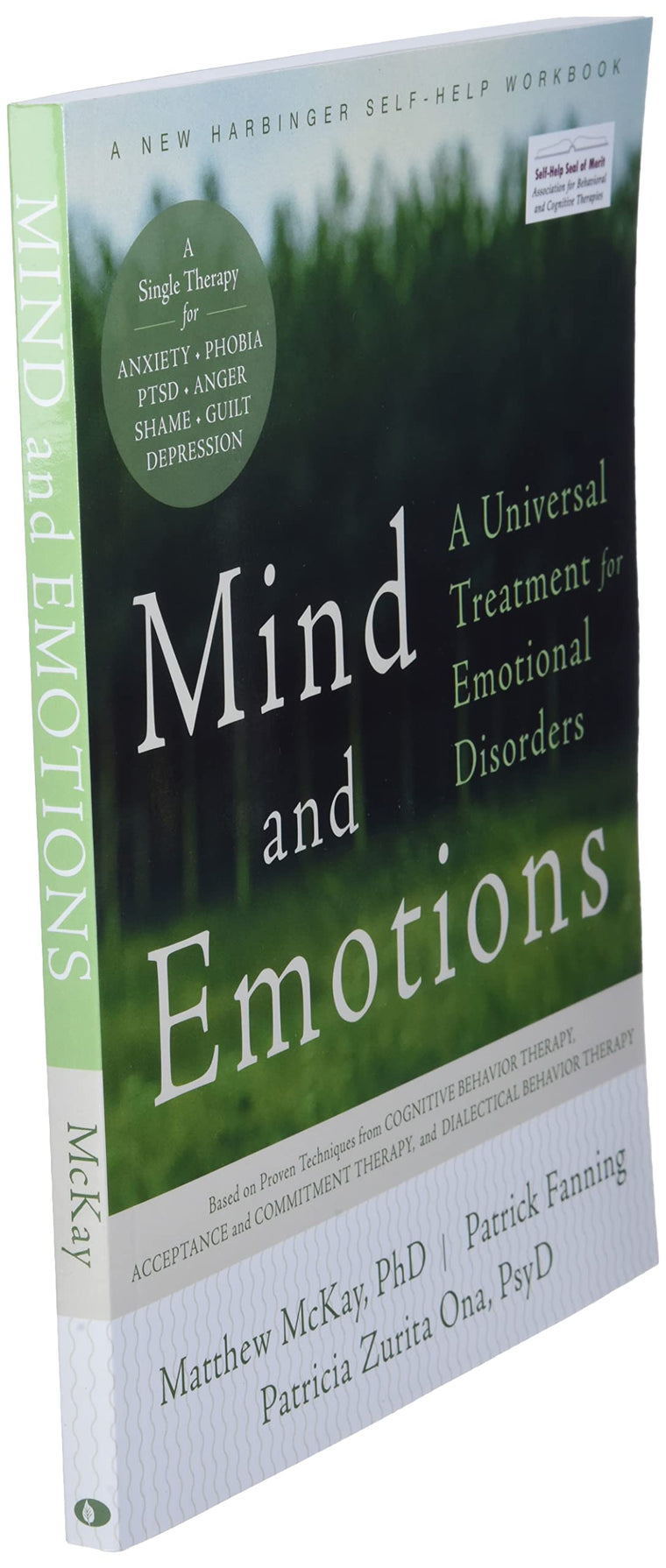 Mind and Emotions: A Universal Treatment for Emotional Disorders — back cover
