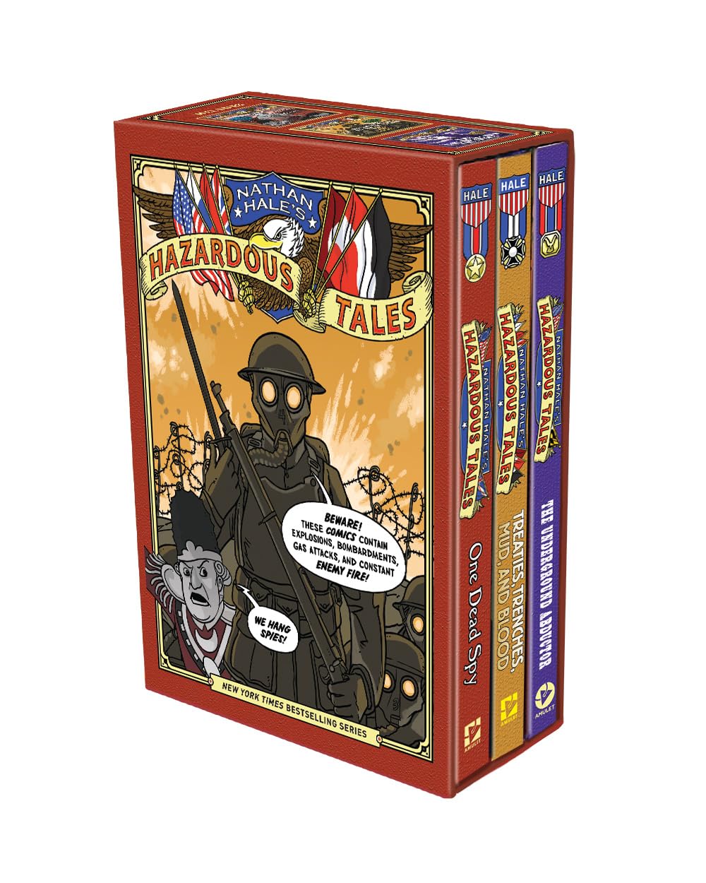 Nathan Hale's Hazardous Tales 3-Book Box Set: A Graphic Novel Collection