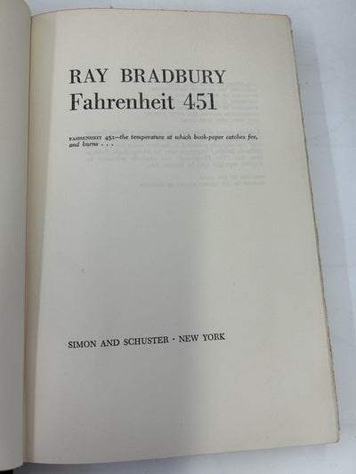 Fahrenheit 451 by Bradbury, Ray