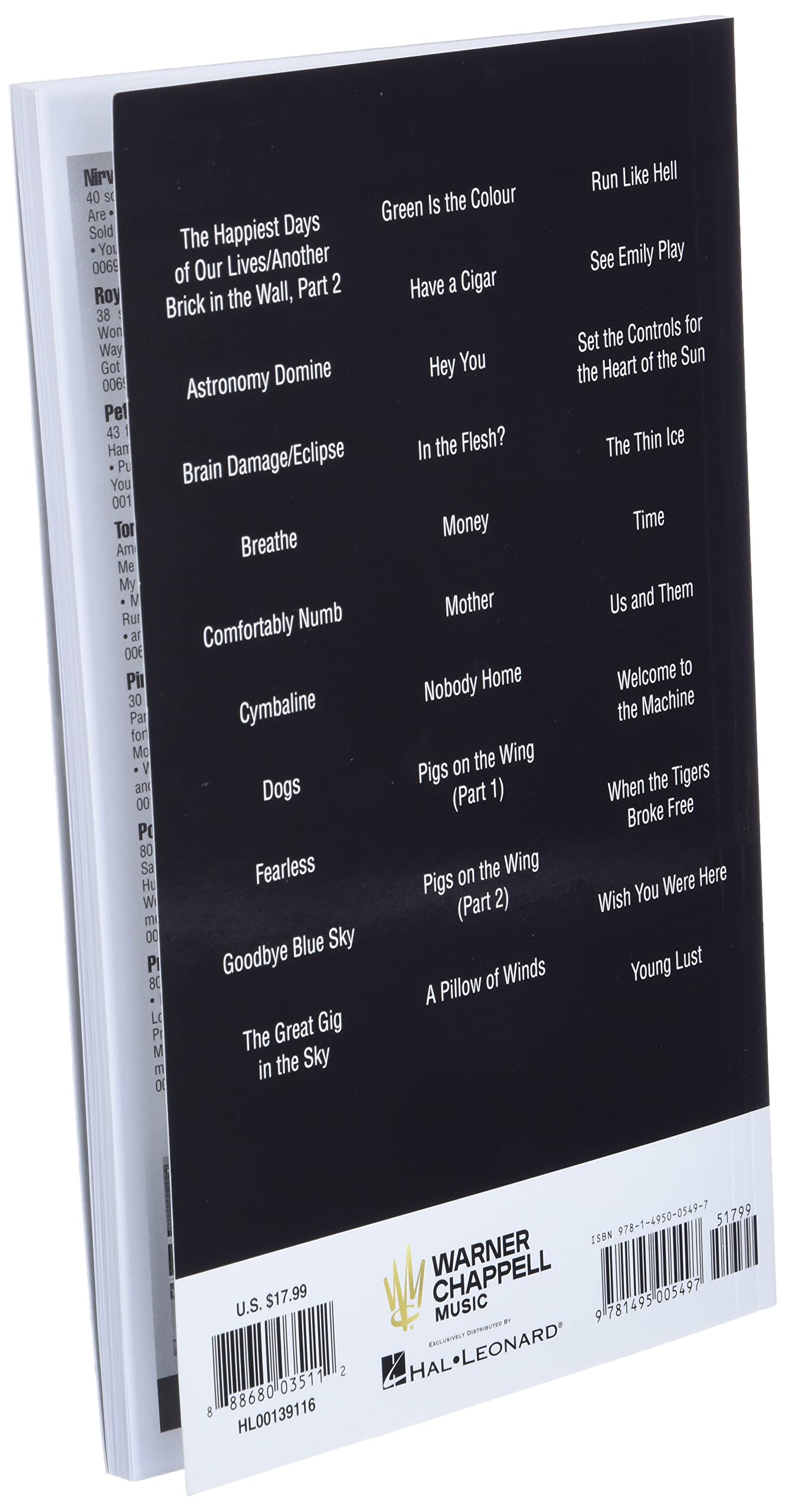Pink Floyd - Guitar Chord Songbook