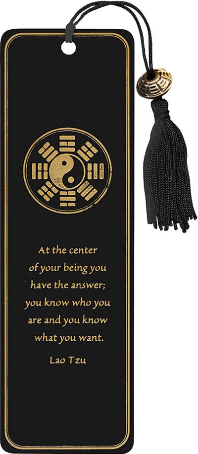 Yin Yang Beaded Bookmark