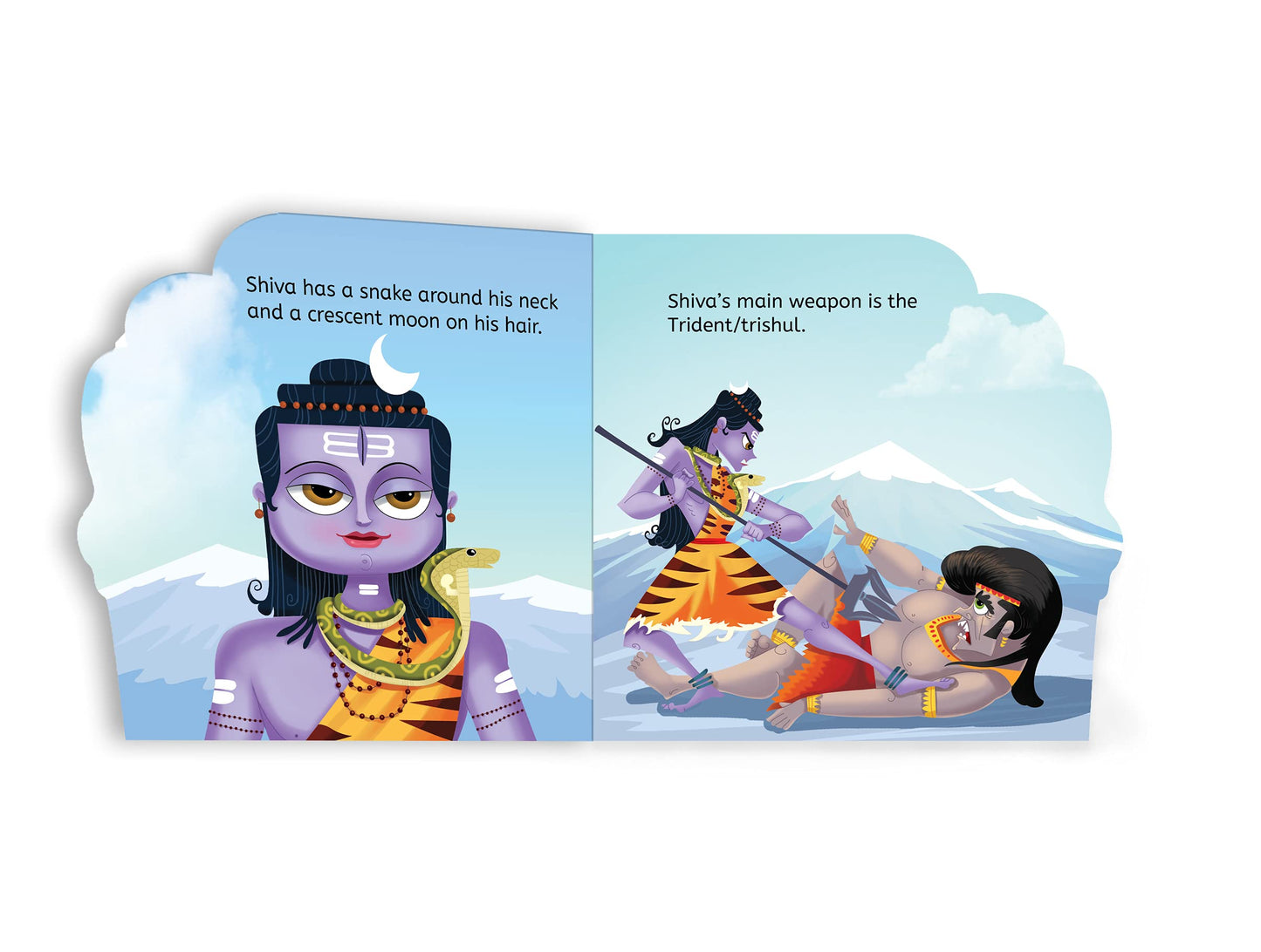 My First Shaped Board Book: Illustrated Lord Shiva Hindu Mythology Picture Book for Kids Age 2+ (Indian Gods and Goddesses)
