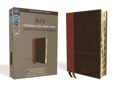 NIV, Personal Size Reference Bible, Large Print, Leathersoft