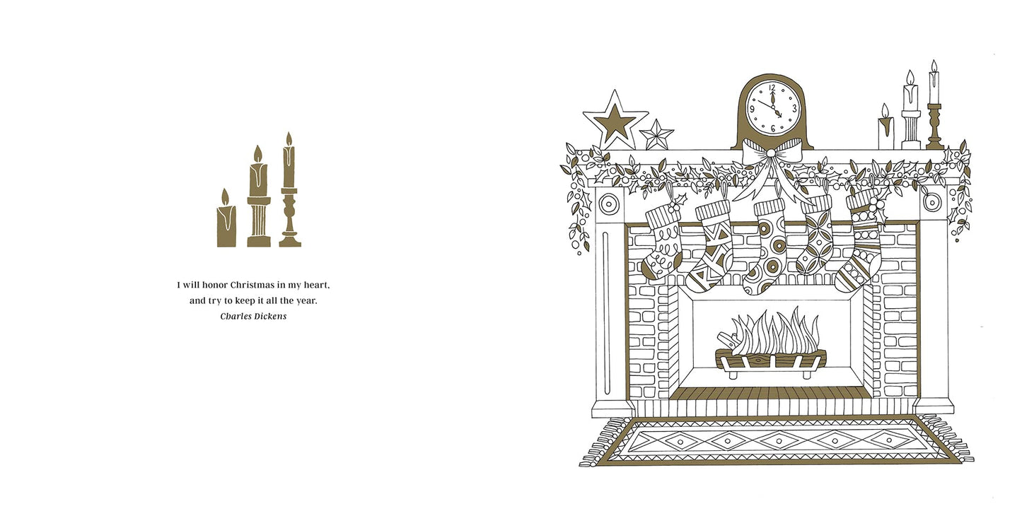 Good Tidings at Christmas: An Inspirational Coloring Book for Stress Relief and Creativity (Coloring Faith)