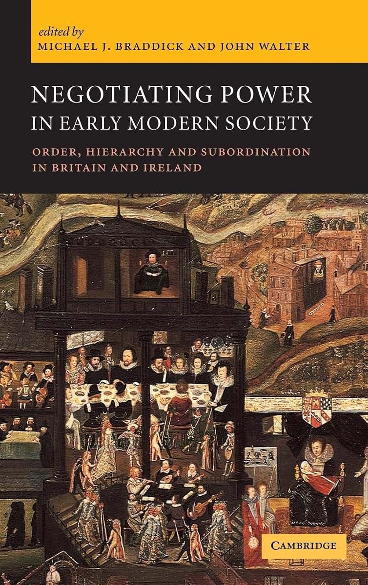 Negotiating Power in Early Modern Society: Order, Hierarchy and Subordination in Britain and Ireland