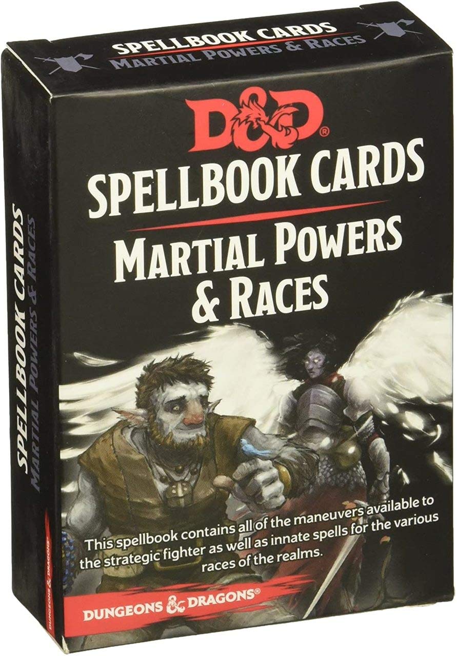 Dungeons & Dragons: Spell Book Cards: Martial Deck Card Game