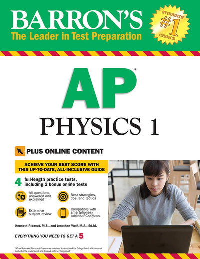 AP Physics 1 with Online Tests (Barron's AP Physics 1 and 2)