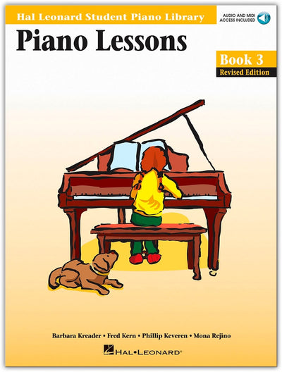 Piano Lessons Book 3 - Hal Leonard Student Piano Library Book/Online Audio (Hal Leonard Student Piano Library (Songbooks))