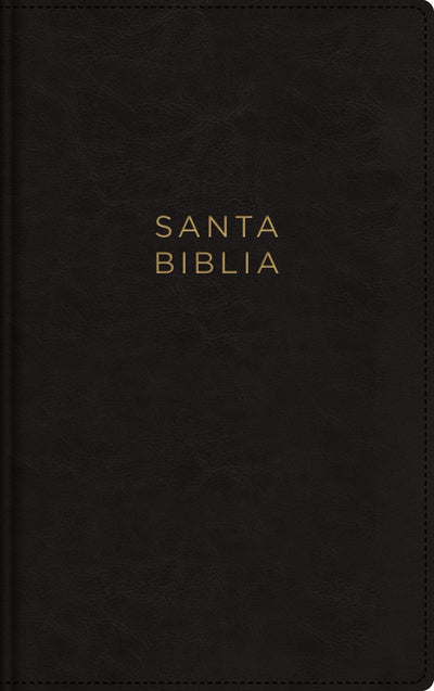 NBLA, Santa Biblia, Ultrafina, Letra grande, Leathersoft, Negro, Palabras de Jesús en rojo, con cierre (Spanish Edition)