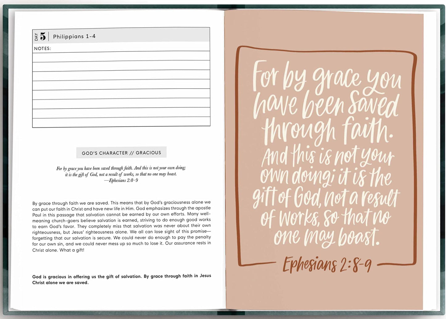 The Bible in a Year: A Guided Bible Study Reading Plan to Read the Bible in 52 Weeks (Premium Hardcover Keepsake Edition)