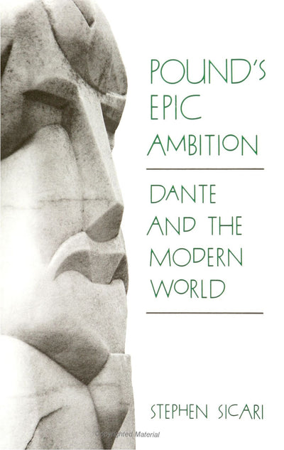 Pound's Epic Ambition: Dante and the Modern World (Suny Series, the Margins of Literature)