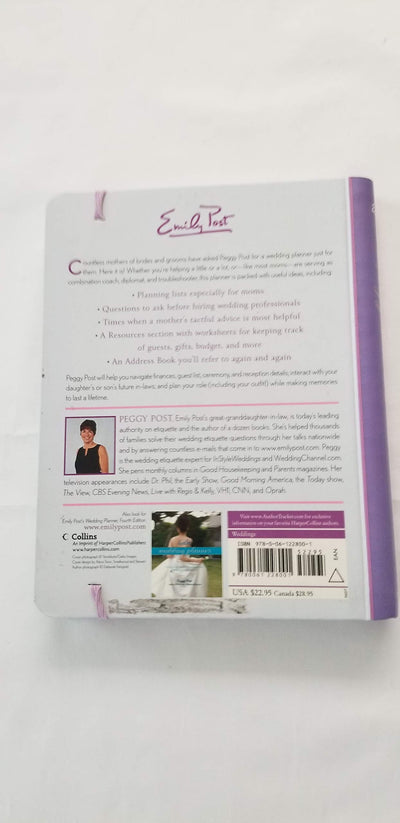 Emily Post's Wedding Planner for Moms