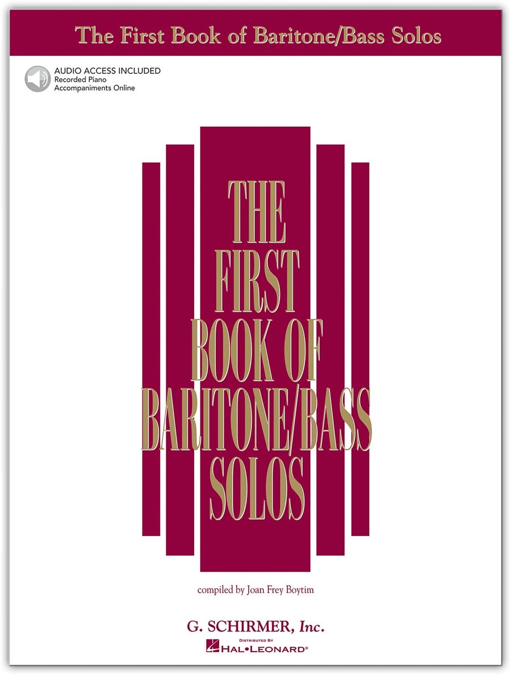 The First Book of Baritone/Bass Solos Book/Online Audio (First Book of Solos)