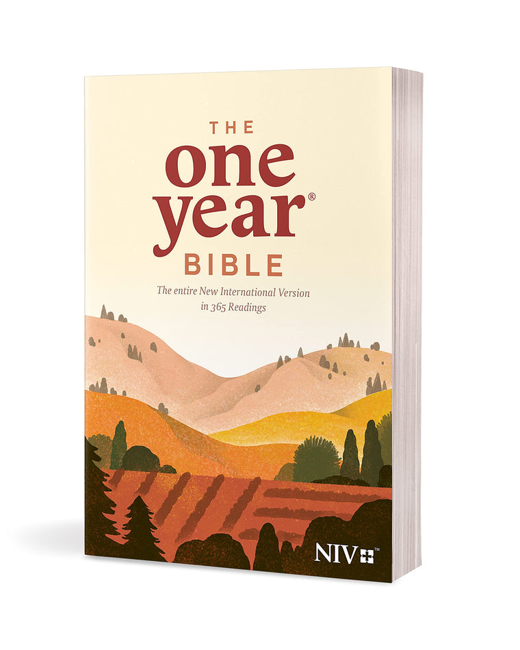 The One Year Bible NIV (Softcover) — back cover