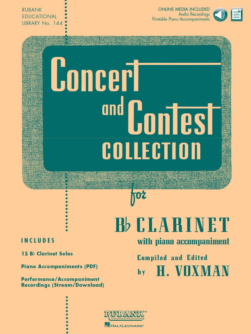 Concert and Contest Collection for Bb Clarinet Book/Online Media (Rubank Educational Library, 144)