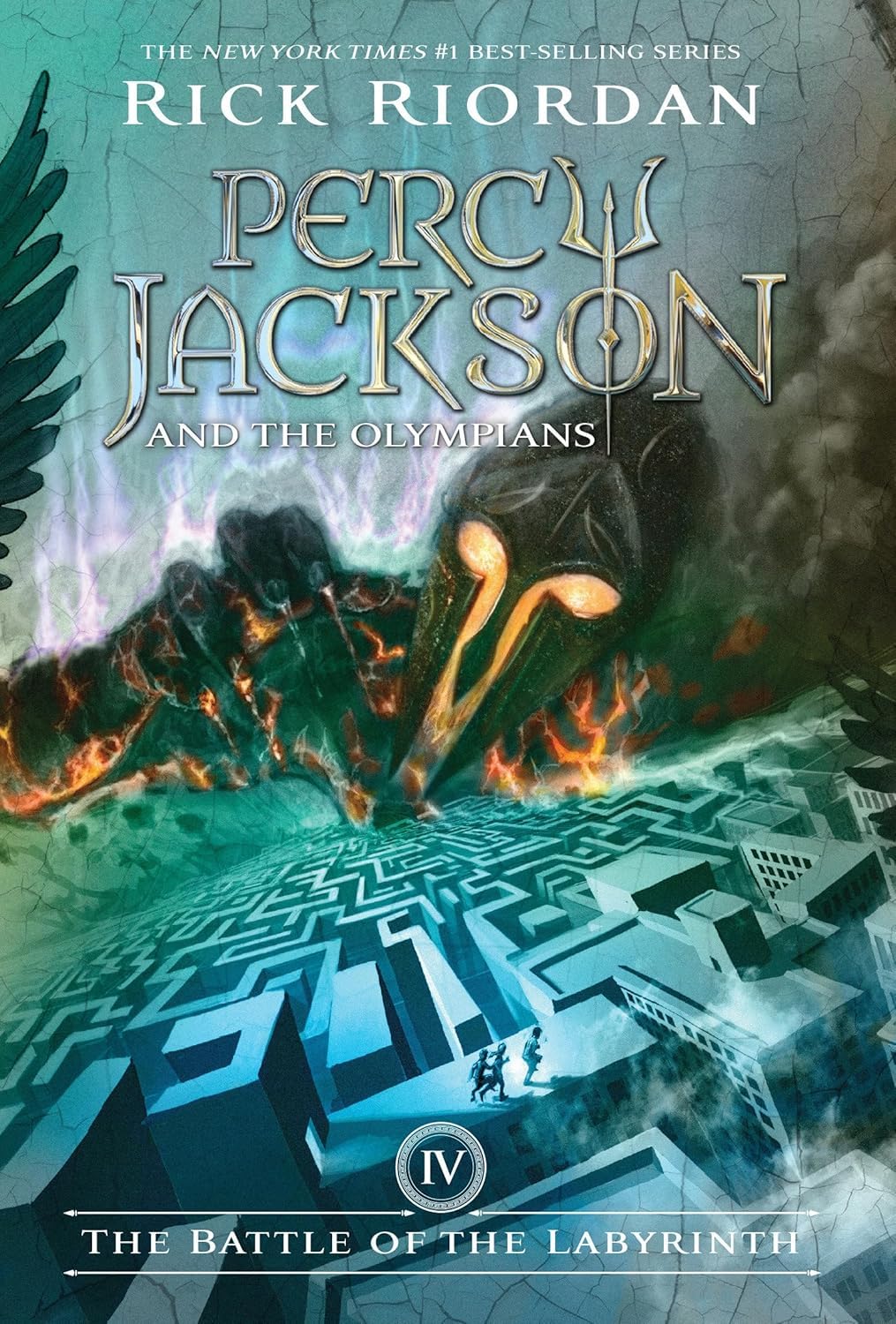 Percy Jackson and the Olympians Series 7 Books Set by Rick Riordan (The Lightning Thief, Sea of Monsters, Titan's Curse, Battle of the Labyrinth, Last ... of the Gods, Wrath of the Triple Goddess)
