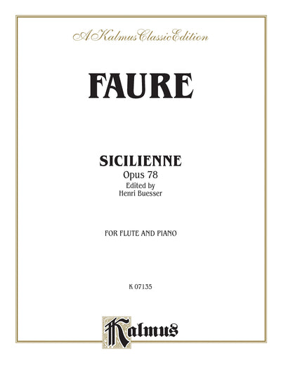 Sicilienne, Op. 78: Part(s) (Kalmus Edition)
