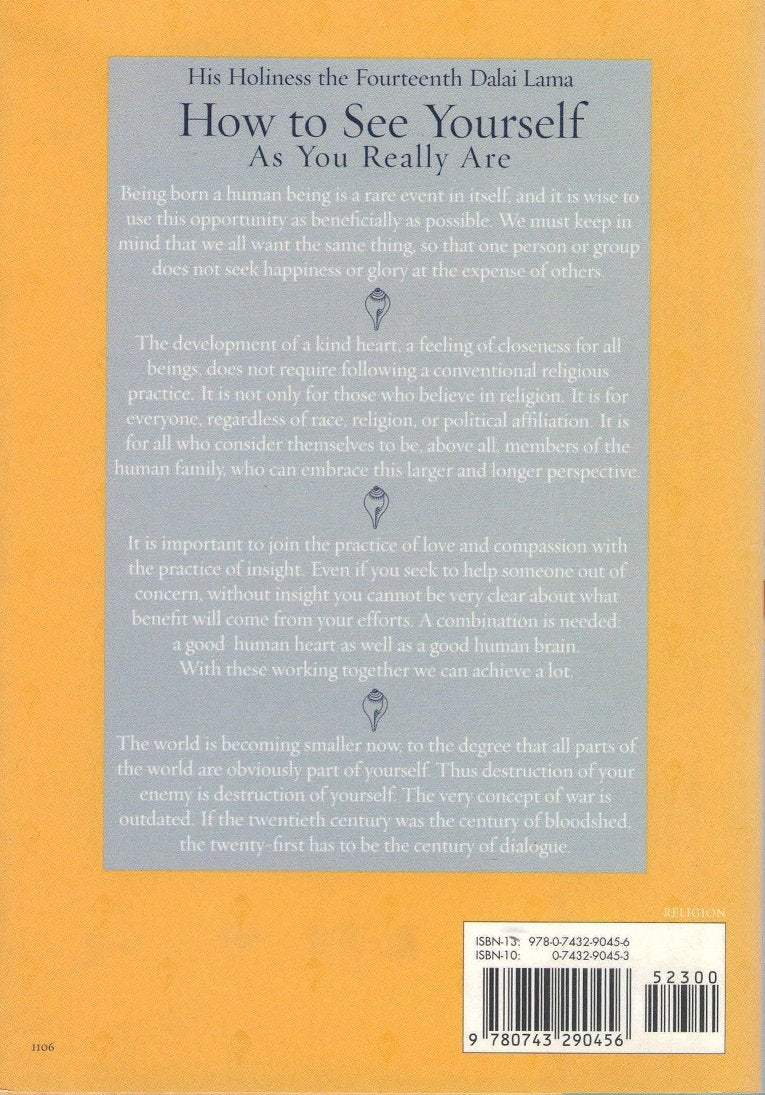 How to See Yourself As You Really Are by Dalai Lama, His Hol