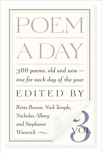 Poem a Day: Vol. 3: 366 poems, old and new...one for each day of the year