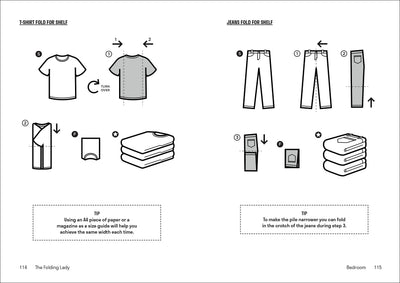 The Folding Lady: Tools and Tricks for Making the Most of Your Space Room by Room