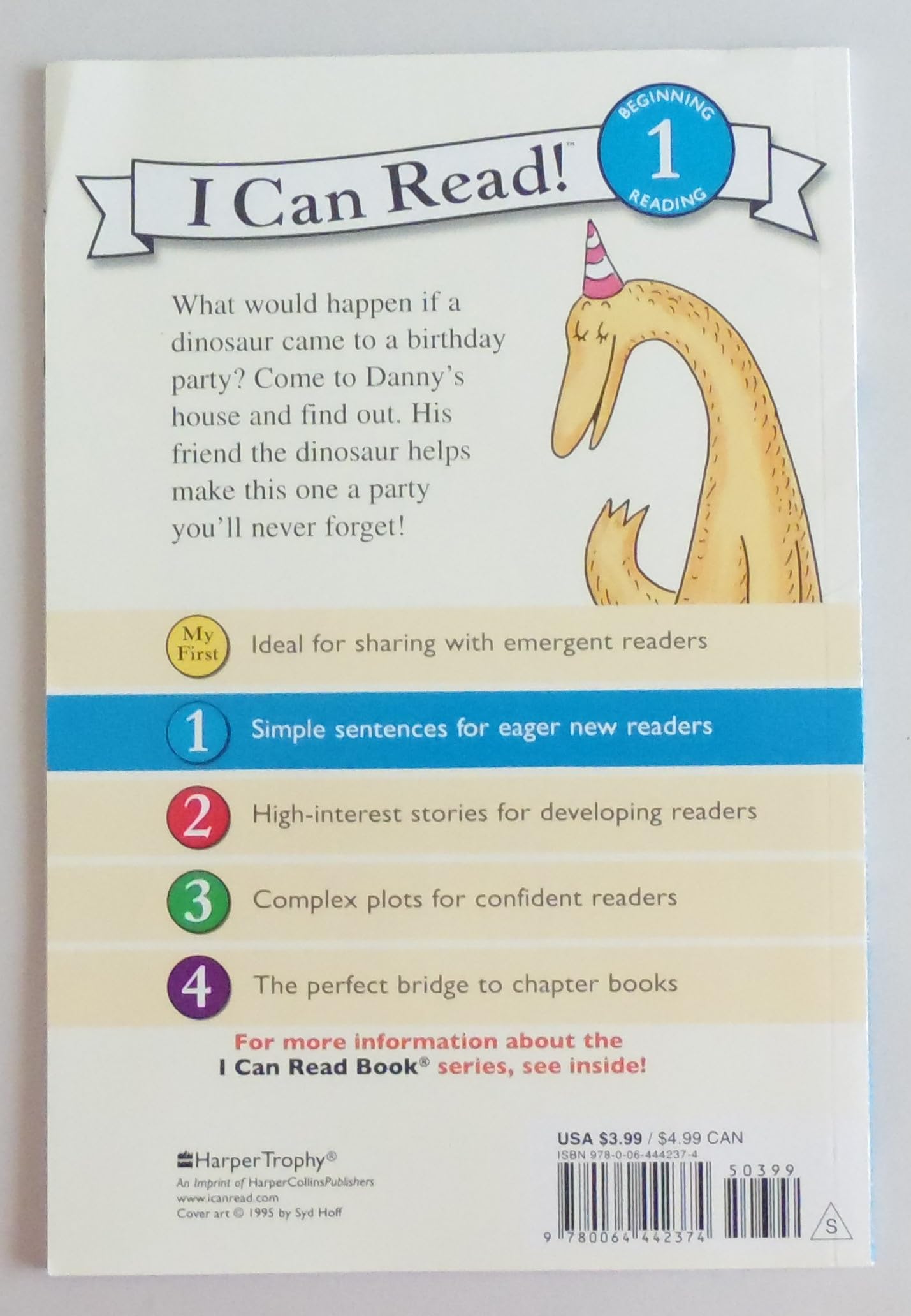 Happy Birthday, Danny and the Dinosaur!: A Classic Story About Friendship and a Prehistoric Pal for Kids (Ages 4-8) (I Can Read Level 1)