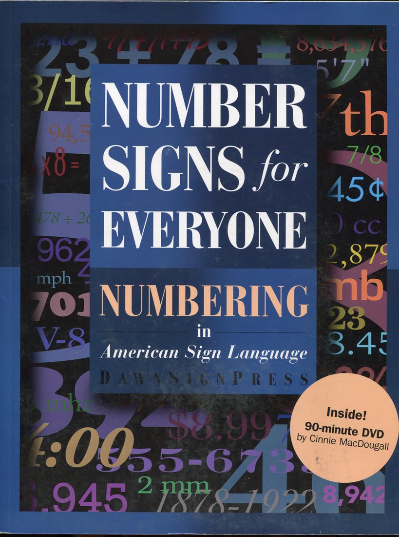 Number Signs for Everyone - Numbering in American Sign Language (Book & DVDs)