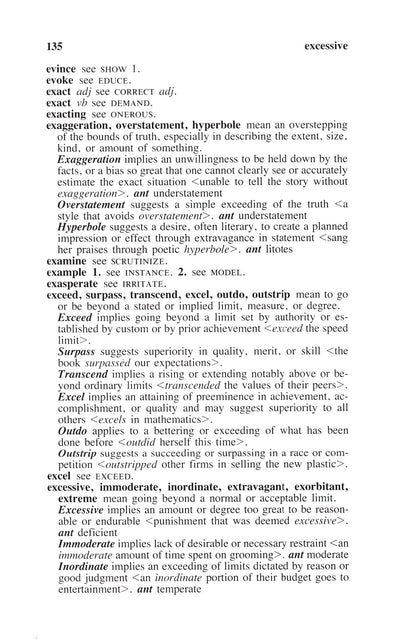 The Merriam-Webster Dictionary of Synonyms and Antonyms