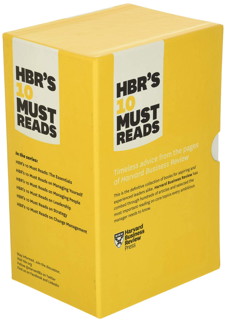 HBR's 10 Must Reads Boxed Set (6 Books) (HBR's 10 Must Reads) — back cover
