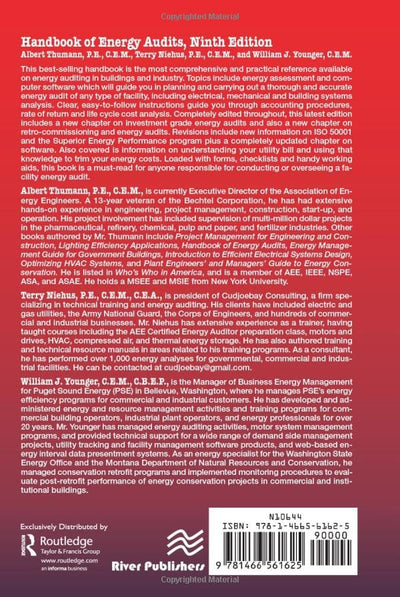 Handbook of Energy Audits, Ninth Edition