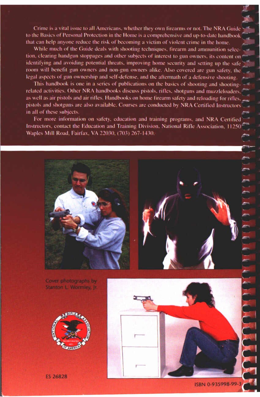 NRA Guide to the Basics of Personal Protection in the Home