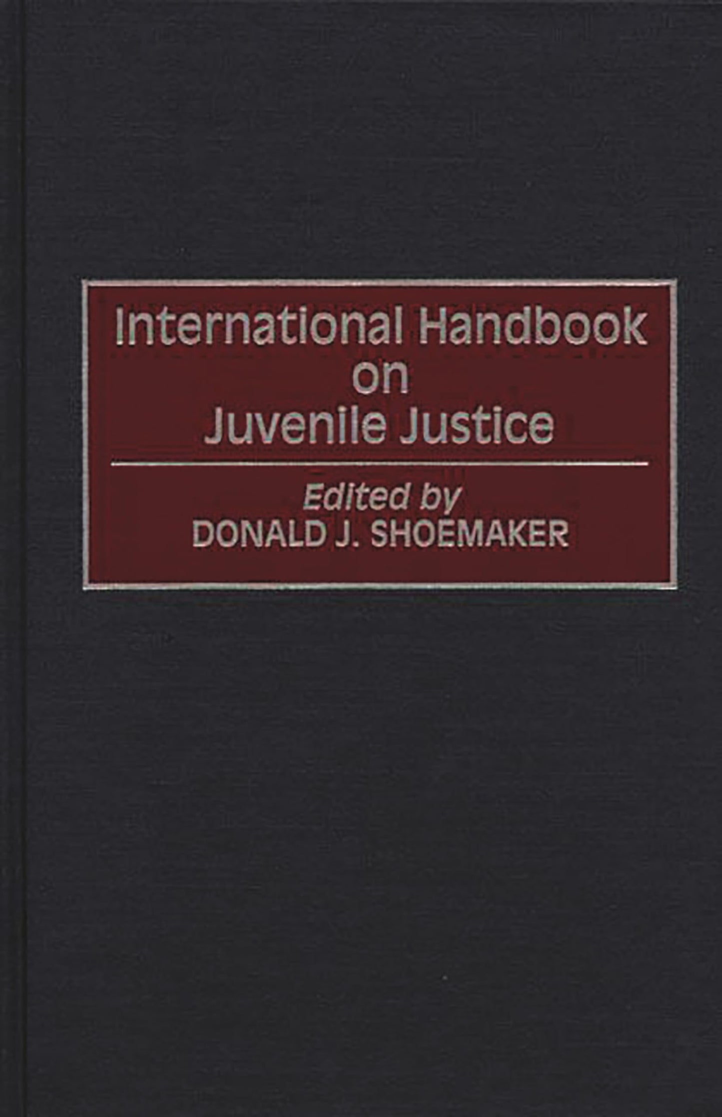 International Handbook on Juvenile Justice (Victorian Literature & Culture (Hardcover))