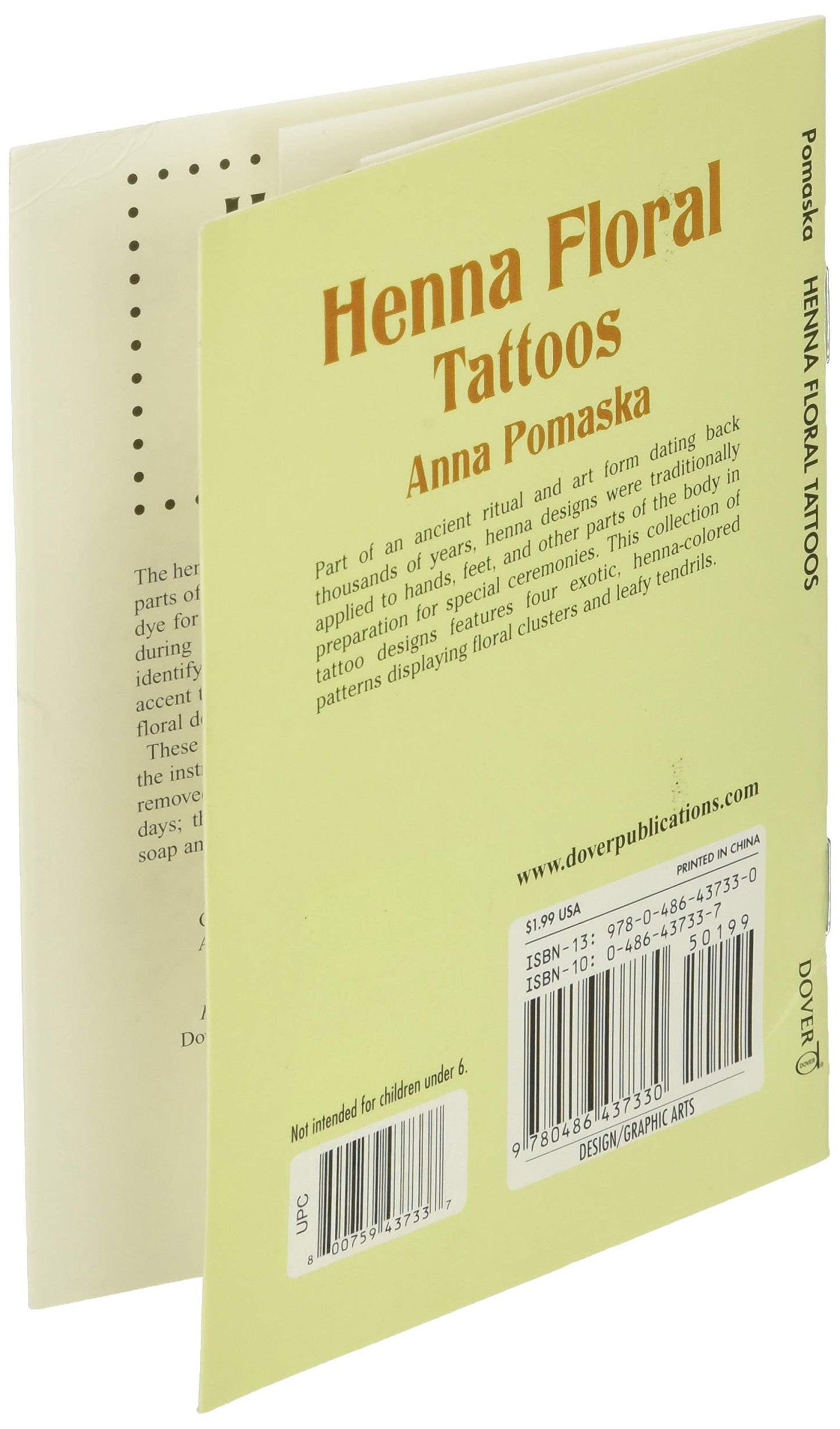 Henna Floral Tattoos (Dover Tattoos)