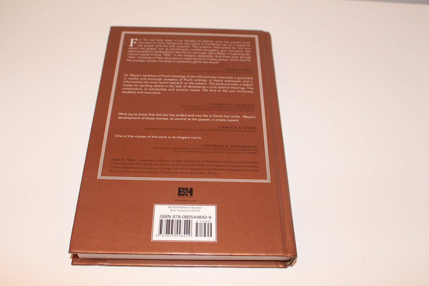 The End of the Law: Mosaic Covenant in Pauline Theology (Nac Studies in Bible & Theology)