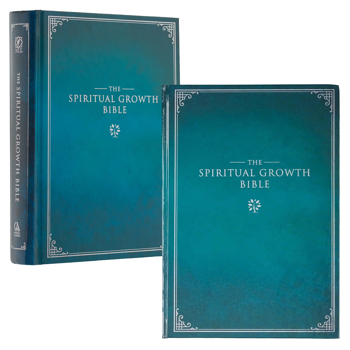 The Spiritual Growth Bible, Study Bible, NLT - New Living Translation Holy Bible, Hardcover, Teal (NLT Spiritual Growth Bible)