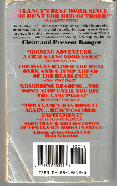 Clear and Present Danger (A Jack Ryan Novel)