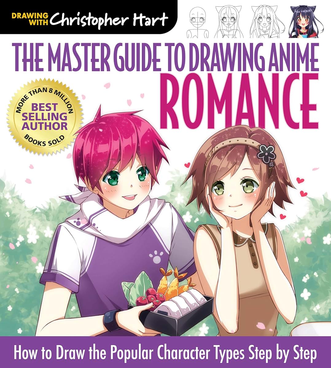 The Master Guide to Drawing Anime: Romance: How to Draw Popular Character Types Step by Step - A How to Draw Anime / Manga Books Series (Volume 4)