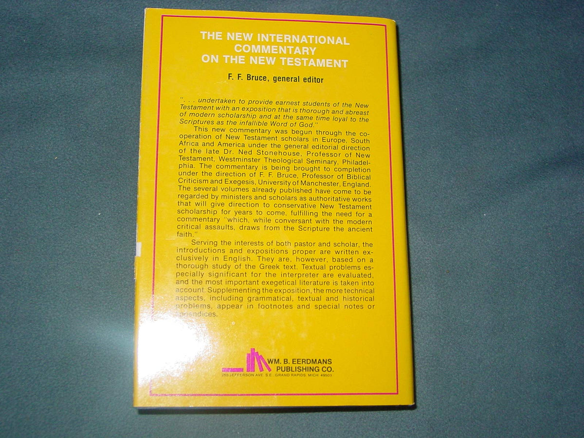 The Book of the Acts (New International Commentary on the New Testament)