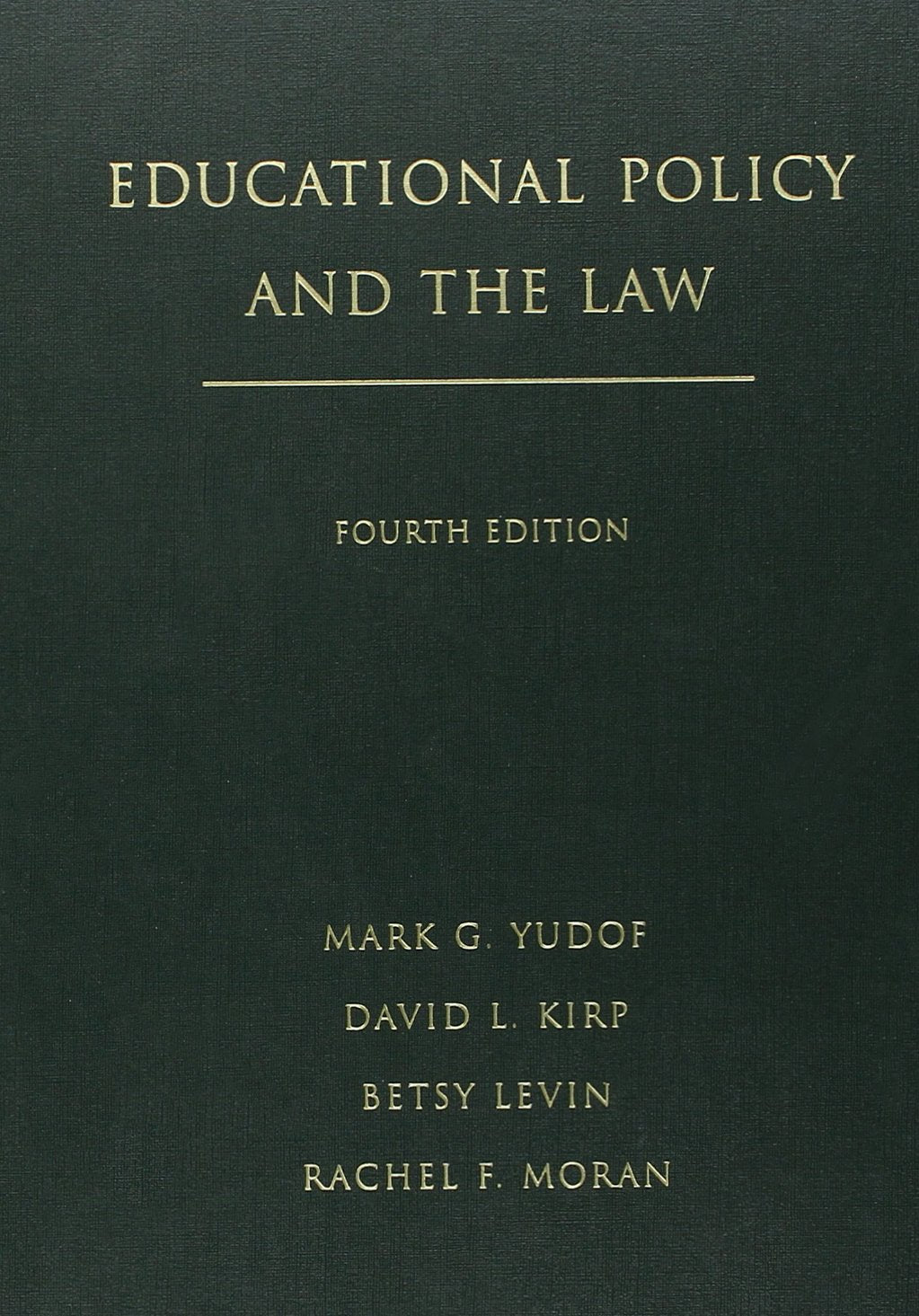 Educational Policy and the Law