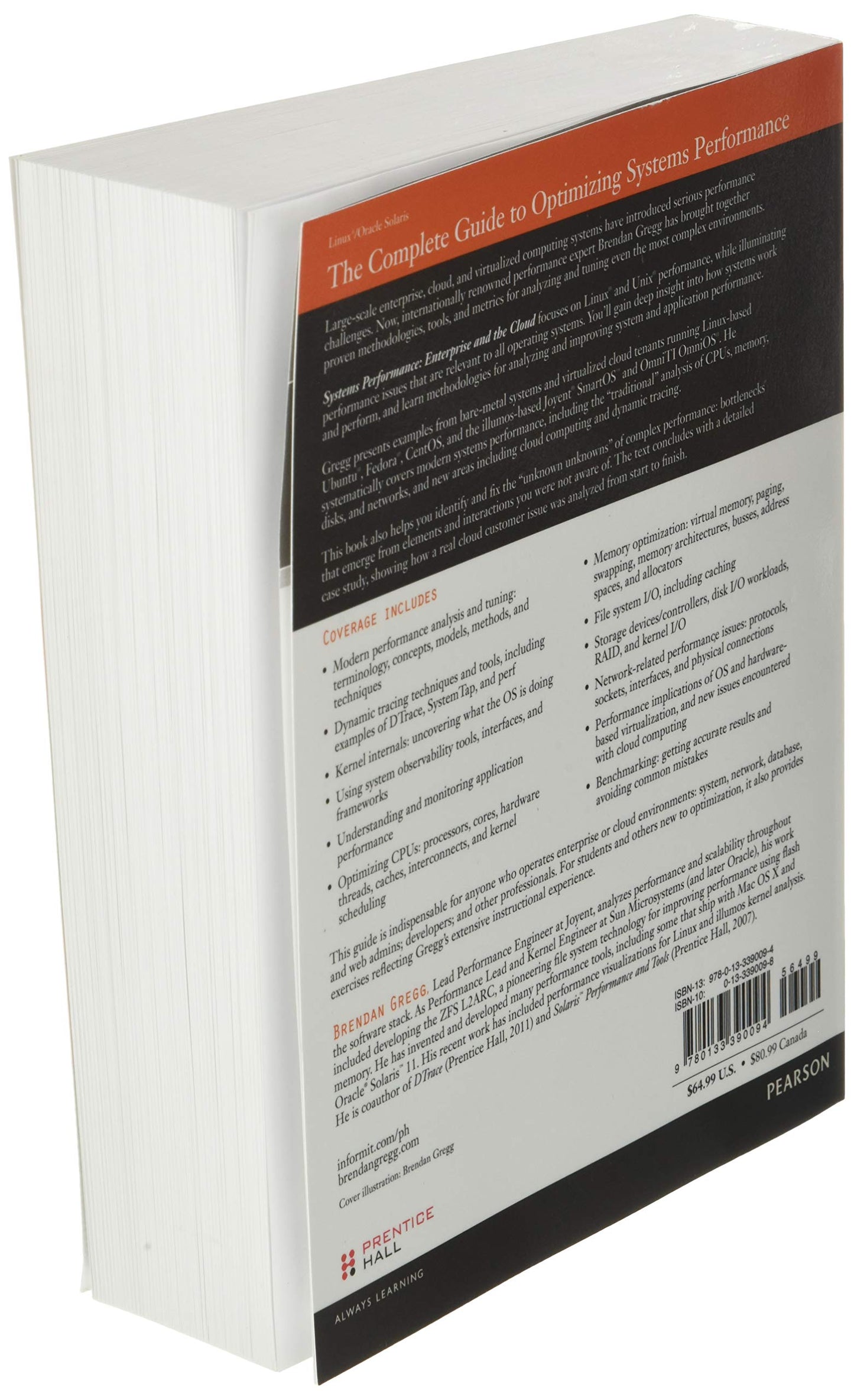 Systems Performance: Enterprise and the Cloud by Gregg, Bren