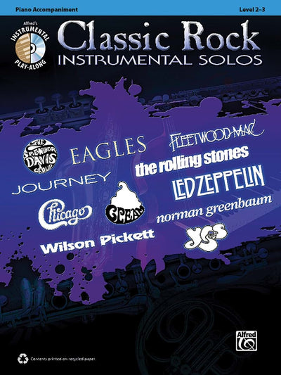 Classic Rock Instrumental Solos: Piano Acc., Book & CD (Pop Instrumental Solo Series)