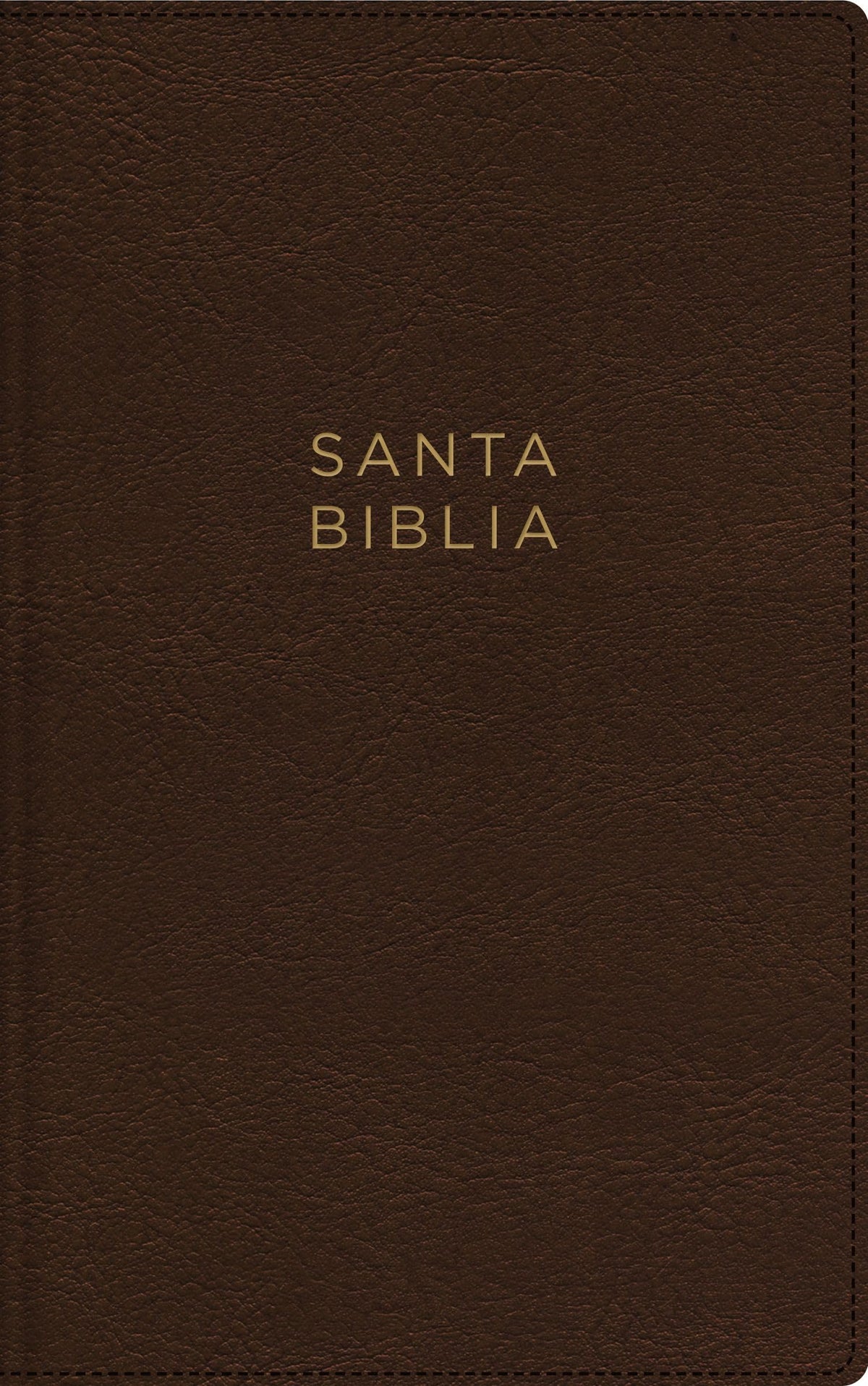 NBLA, Santa Biblia, Ultrafina, Letra grande, Leathersoft, Café, Palabras de Jesús en rojo (Spanish Edition)