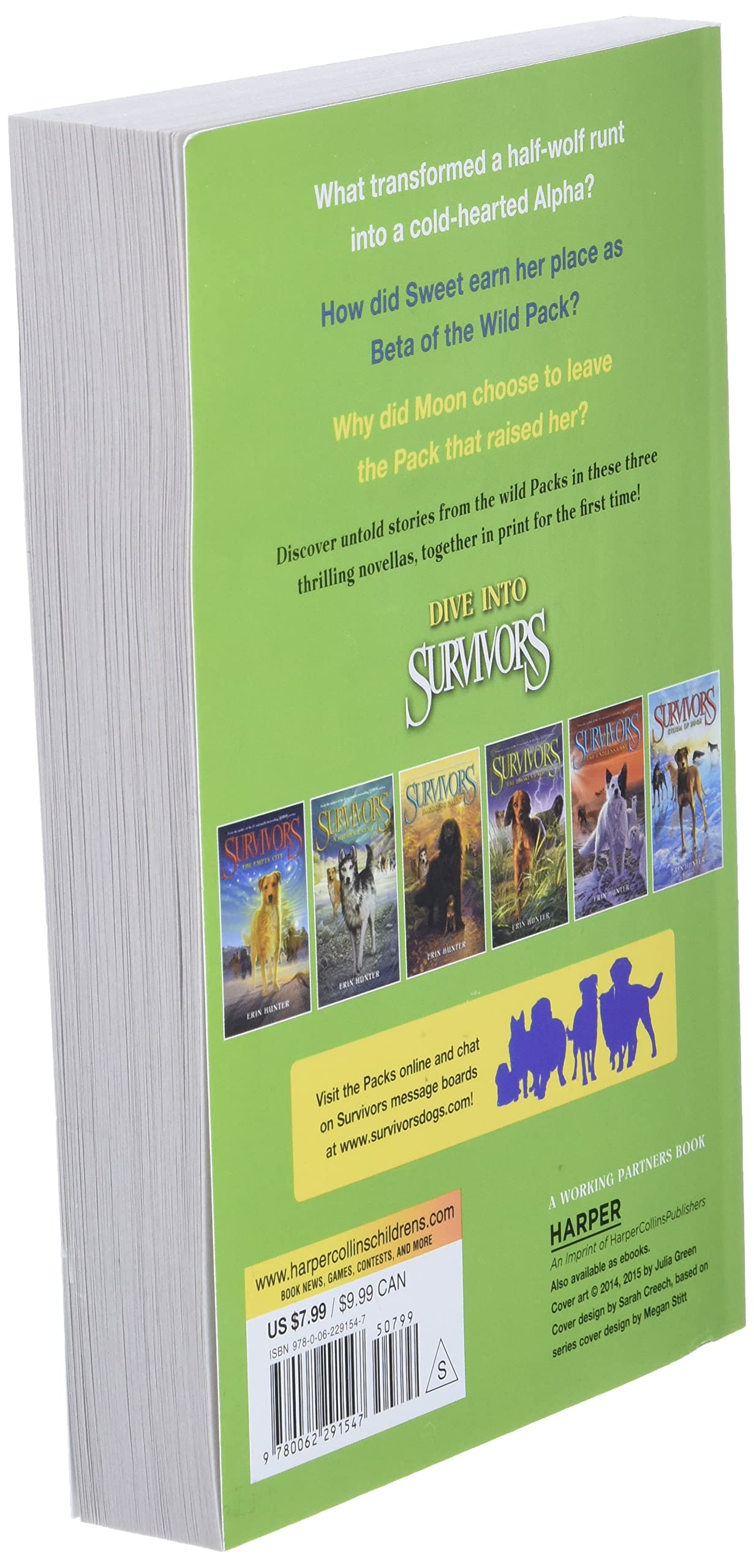 Survivors: Tales from the Packs: Three Action-Packed Novellas About Dog and Wolf Pack Survival for Kids (Ages 8-12)