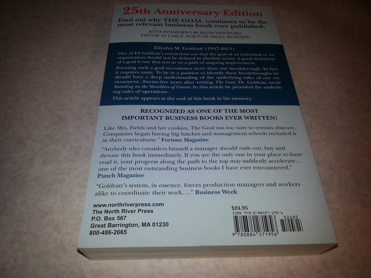 The Goal: 40th Anniversary Edition: A Process of Ongoing Improvement