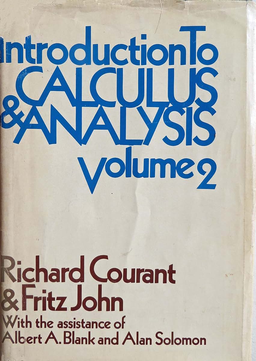 Introduction to Calculus and Analysis, Vol. 2