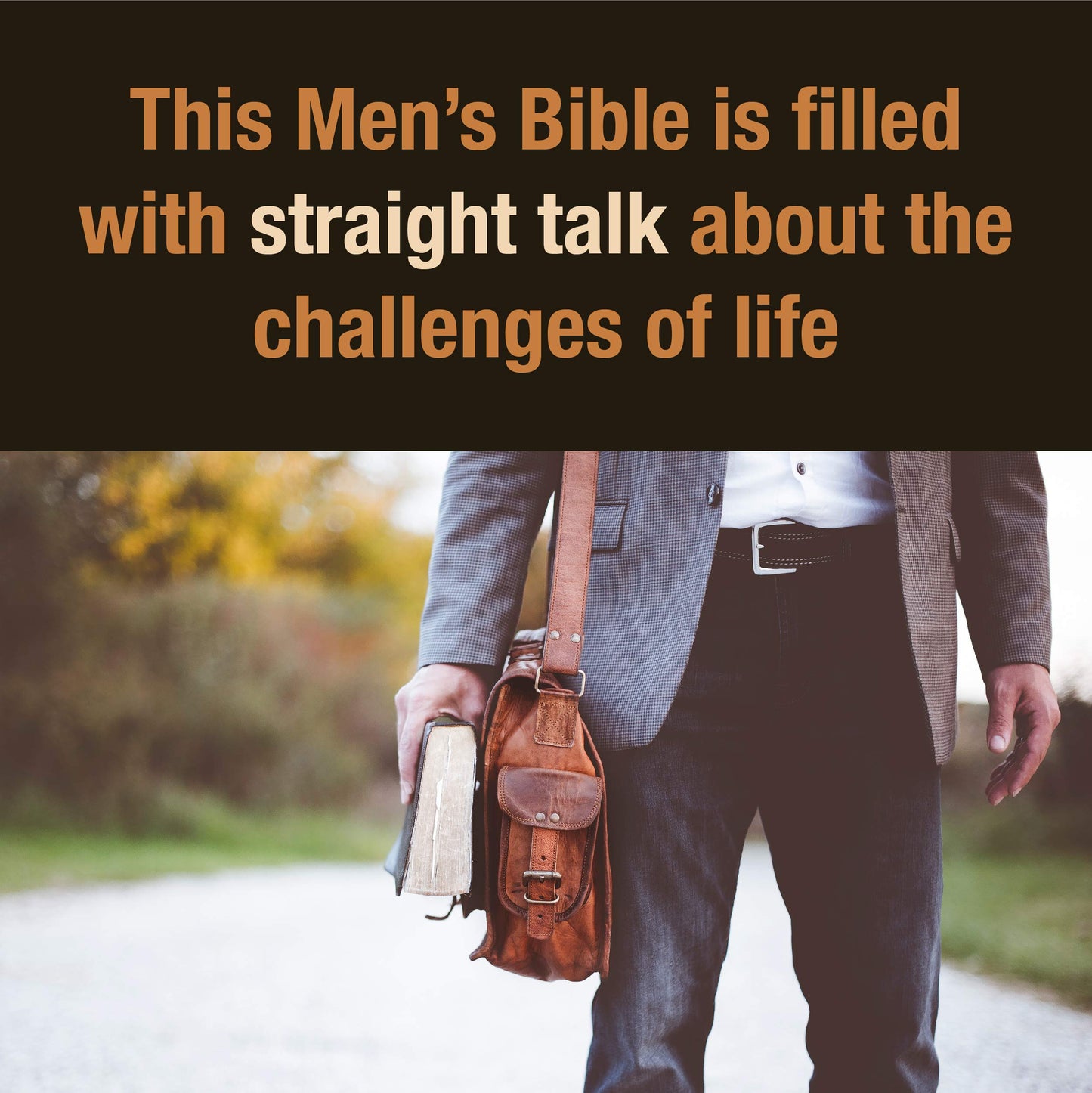 Every Man's Bible NIV (LeatherLike, Pursuit Granite)
