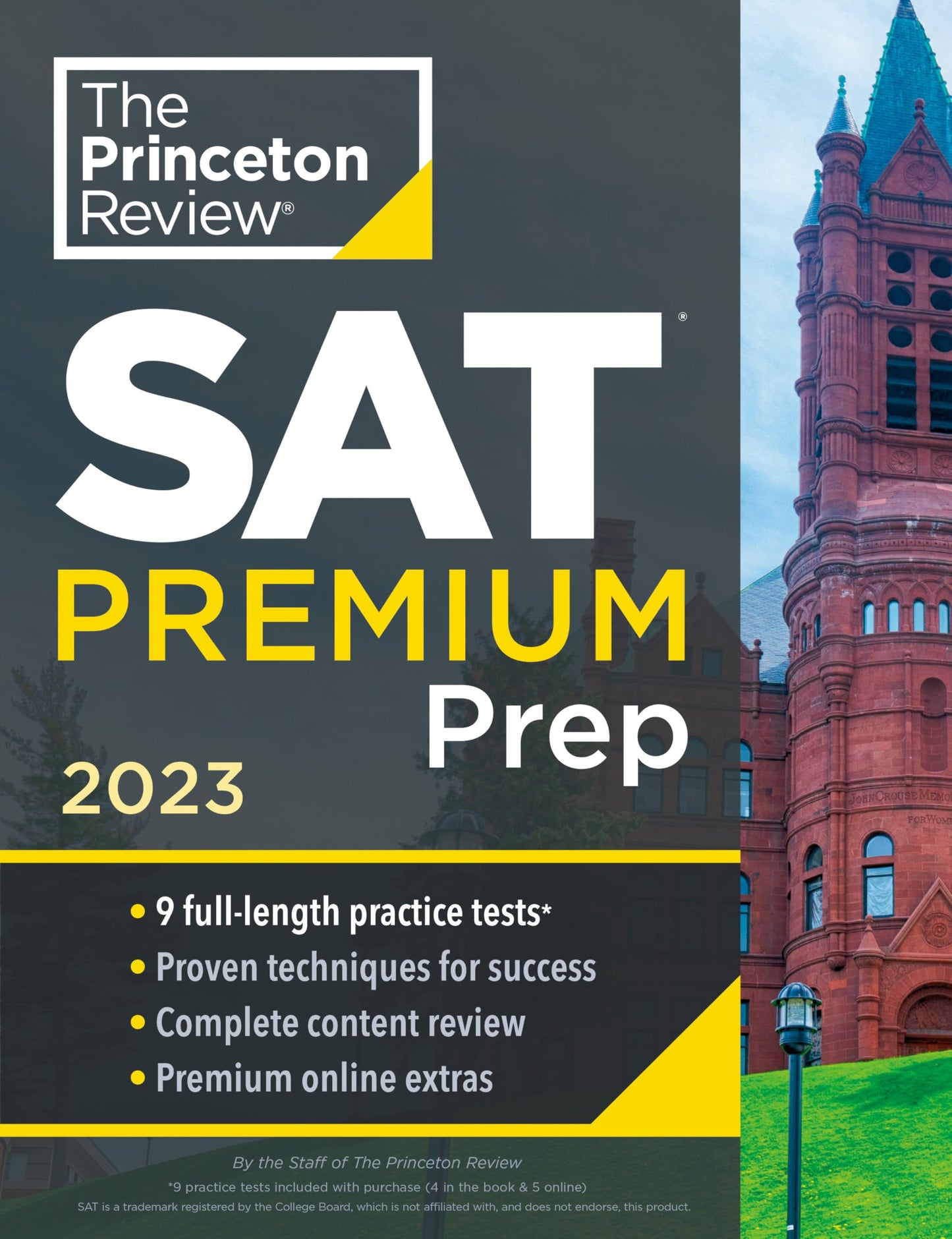 Princeton Review SAT Premium Prep, 2023: 9 Practice Tests +