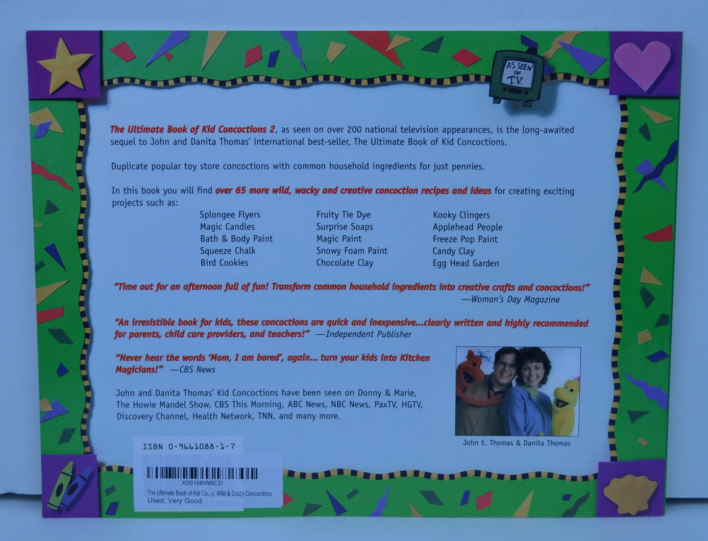 The Ultimate Book of Kid Concoctions 2: More Than 65 New Wacky, Wild & Crazy Concoctions