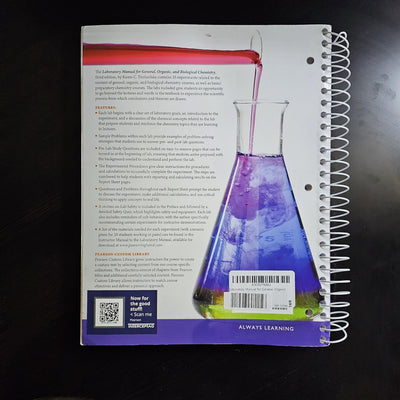 Laboratory Manual for General, Organic, and Biological Chemistry