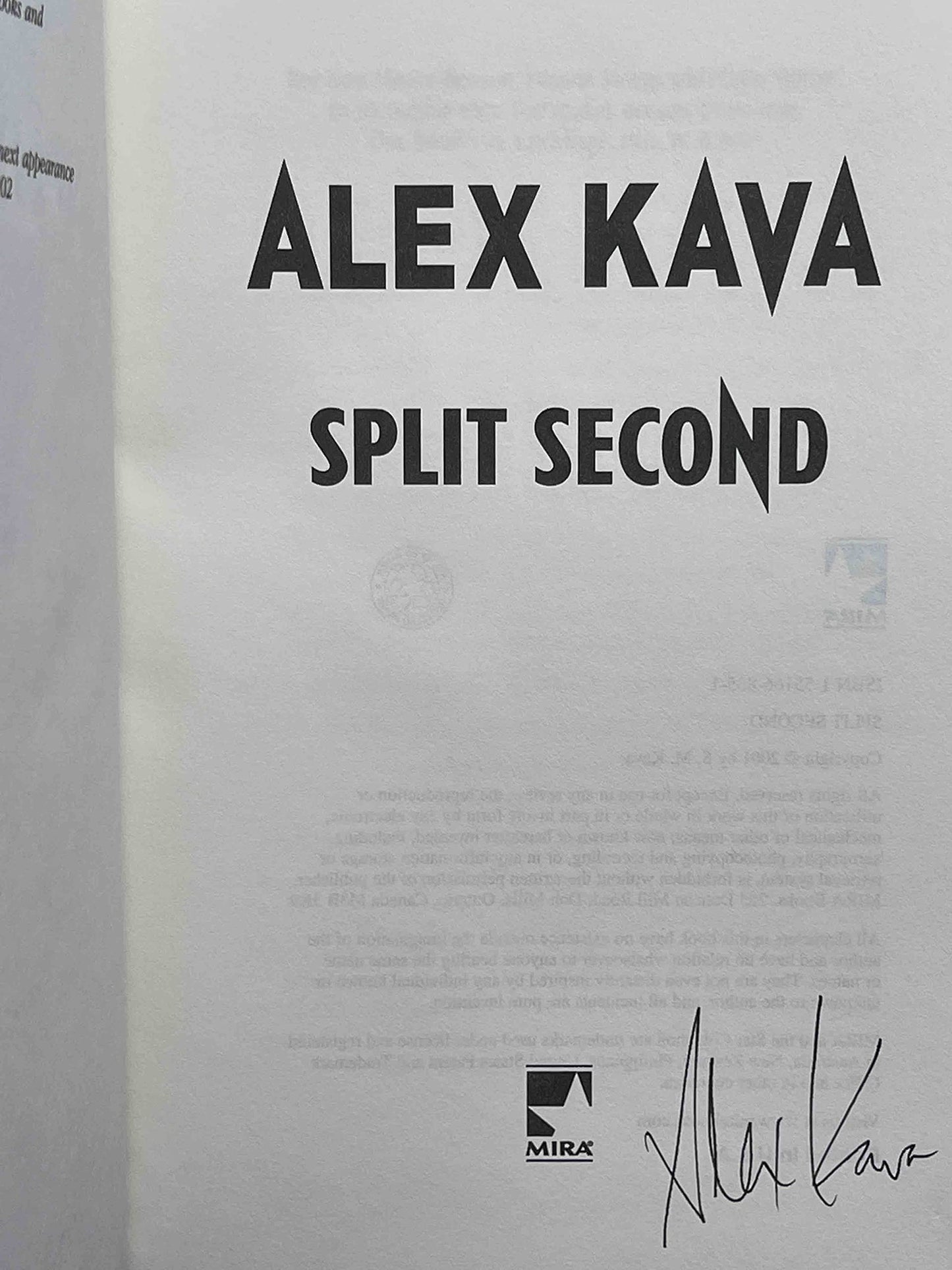 Split Second (Maggie O'Dell Novels)
